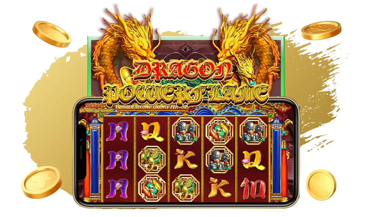 Dragon Power Flame – มังกรทองคู่พ่นไฟ กับโชคใหญ่ล้นมือ
